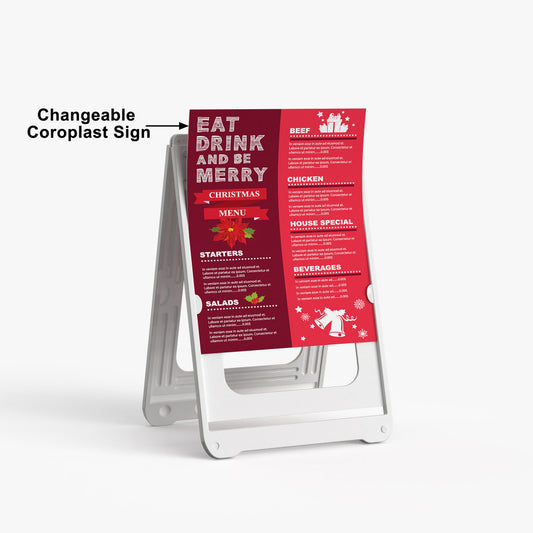 A Frame Sign | Small Simposign II (White)